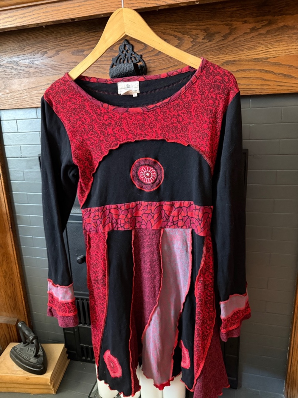 Boho Patchwork Tunic Dress